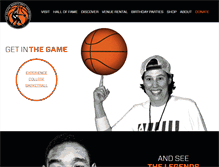 Tablet Screenshot of collegebasketballexperience.com